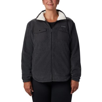 Columbia Ženske Jakne - Benton Springs Overlay Fleece Tamno Sive | WQIP-90832